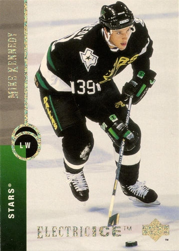 #326 Mike Kennedy - Dallas Stars - 1994-95 Upper Deck Hockey - Electric Ice