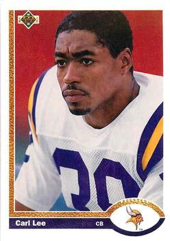 #326 Carl Lee - Minnesota Vikings - 1991 Upper Deck Football