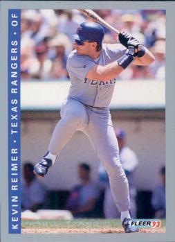 #326 Kevin Reimer - Texas Rangers - 1993 Fleer Baseball