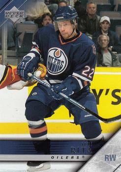 #326 Jani Rita - Edmonton Oilers - 2005-06 Upper Deck Hockey