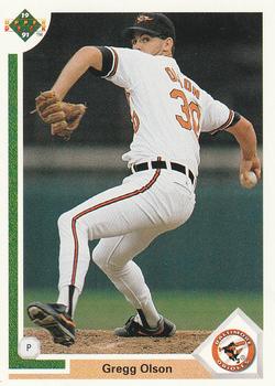 #326 Gregg Olson - Baltimore Orioles - 1991 Upper Deck Baseball