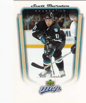 #326 Scott Thornton - San Jose Sharks - 2005-06 Upper Deck MVP Hockey