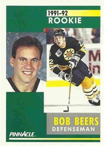 #326 Bob Beers - Boston Bruins - 1991-92 Pinnacle Hockey