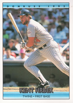 #326 Kent Hrbek - Minnesota Twins - 1992 Donruss Baseball