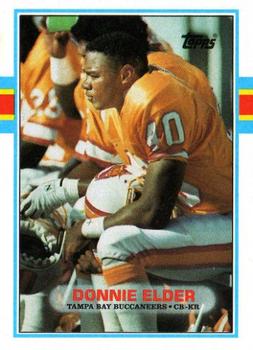 #326 Donnie Elder - Tampa Bay Buccaneers - 1989 Topps Football