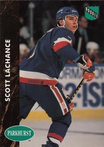 #326 Scott Lachance - New York Islanders - 1991-92 Parkhurst Hockey