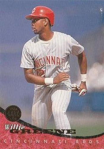 #326 Willie Greene - Cincinnati Reds - 1994 Leaf Baseball