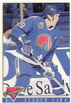 #326 Steven Finn - Quebec Nordiques - 1993-94 Topps Premier Hockey