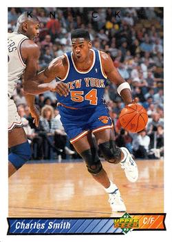 #326 Charles Smith - New York Knicks - 1992-93 Upper Deck Basketball