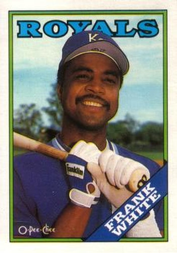 #326 Frank White - Kansas City Royals - 1988 O-Pee-Chee Baseball