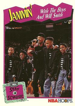 #326 Jammin' with The Boys and Will Smith - 1991-92 Hoops Basketball