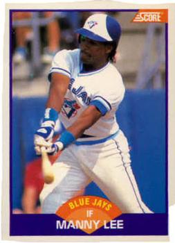 #326 Manny Lee - Toronto Blue Jays - 1989 Score Baseball