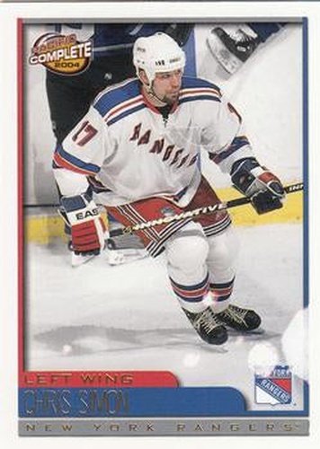 #326 Chris Simon - New York Rangers - 2003-04 Pacific Complete Hockey