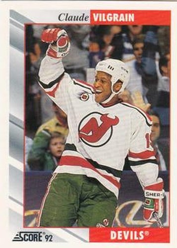 #326 Claude Vilgrain - New Jersey Devils - 1992-93 Score USA Hockey