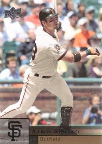 #326 Aaron Rowand - San Francisco Giants - 2009 Upper Deck Baseball