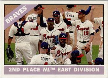 #326 2nd Place NL East Division Atlanta Braves - Atlanta Braves - 2015 Topps Heritage Baseball