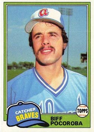 #326 Biff Pocoroba - Atlanta Braves - 1981 Topps Baseball