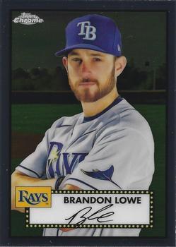 #326 Brandon Lowe - Tampa Bay Rays - 2021 Topps Chrome Platinum Anniversary Baseball