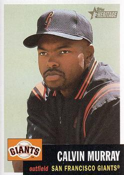 #326 Calvin Murray - San Francisco Giants - 2002 Topps Heritage Baseball