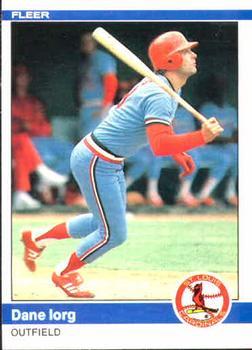#326 Dane Iorg - St. Louis Cardinals - 1984 Fleer Baseball