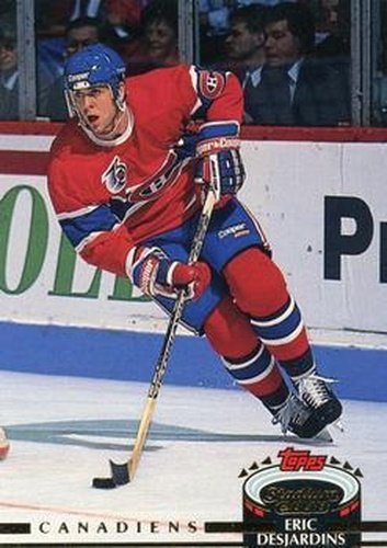 #326 Eric Desjardins - Montreal Canadiens - 1992-93 Stadium Club Hockey