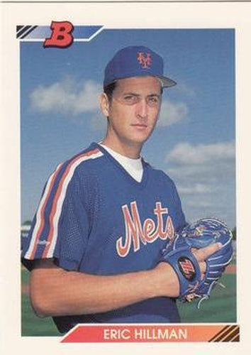 #326 Eric Hillman - New York Mets - 1992 Bowman Baseball