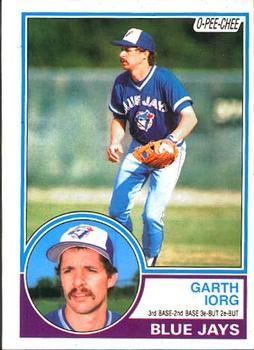 #326 Garth Iorg - Toronto Blue Jays - 1983 O-Pee-Chee Baseball
