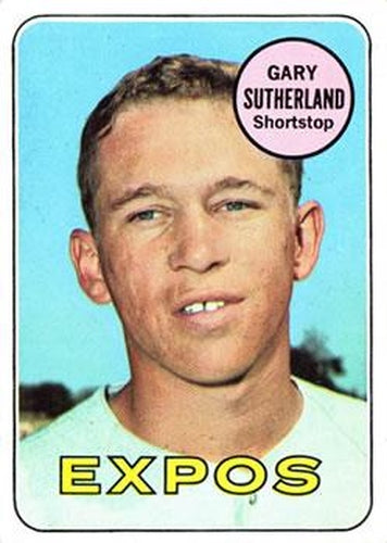 #326 Gary Sutherland - Montreal Expos - 1969 Topps Baseball