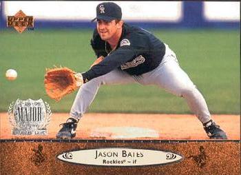 #326 Jason Bates - Colorado Rockies - 1996 Upper Deck Baseball