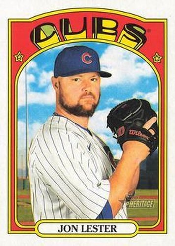 #326 Jon Lester - Chicago Cubs - 2021 Topps Heritage Baseball