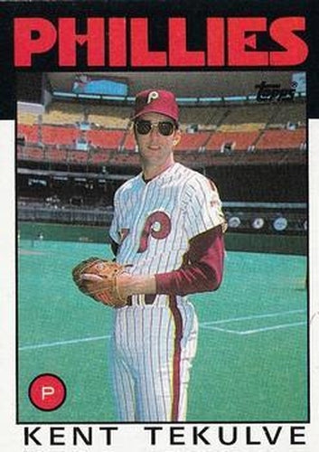#326 Kent Tekulve - Philadelphia Phillies - 1986 Topps Baseball