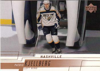#326 Patric Kjellberg - Nashville Predators - 2000-01 Upper Deck Hockey