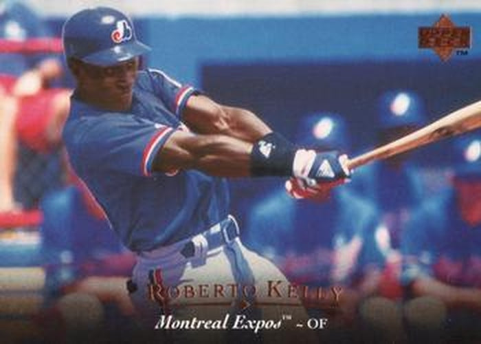 #326 Roberto Kelly - Montreal Expos - 1995 Upper Deck Baseball