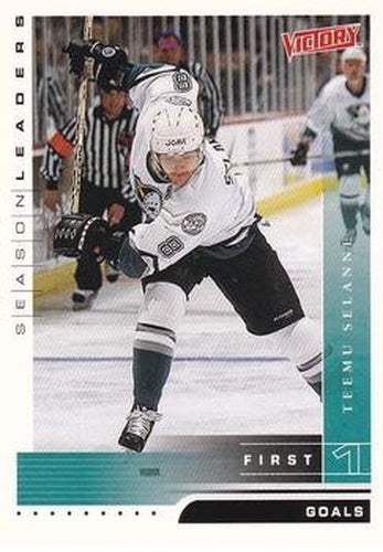 #326 Teemu Selanne - Anaheim Mighty Ducks - 1999-00 Upper Deck Victory Hockey