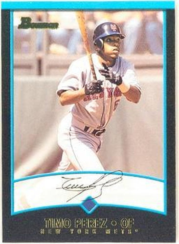 #326 Timo Perez - New York Mets - 2001 Bowman Baseball