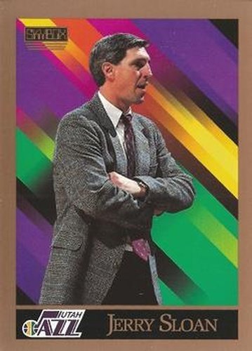 #326 Jerry Sloan - Utah Jazz - 1990-91 SkyBox Basketball