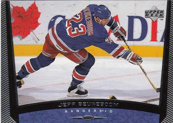 #326 Jeff Beukeboom - New York Rangers - 1998-99 Upper Deck Hockey