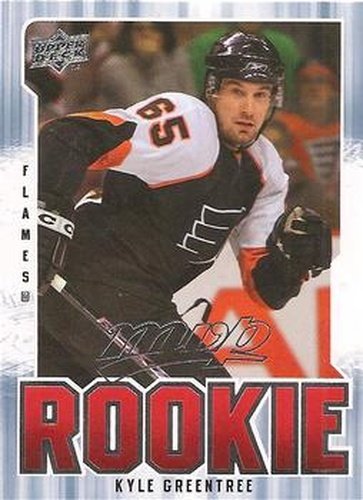 #326 Kyle Greentree - Calgary Flames - 2008-09 Upper Deck MVP Hockey
