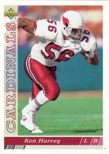 #326 Ken Harvey - Phoenix Cardinals - 1993 Upper Deck Football