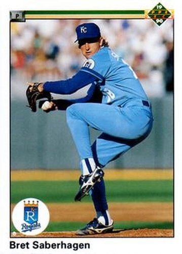 #326 Bret Saberhagen - Kansas City Royals - 1990 Upper Deck Baseball