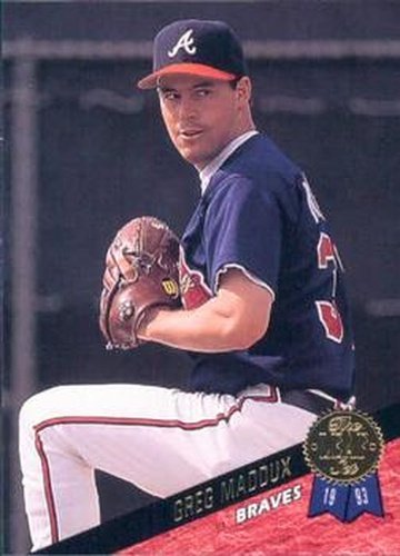 #326 Greg Maddux - Atlanta Braves - 1993 Leaf Baseball