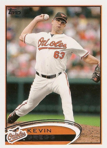 #326 Kevin Gregg - Baltimore Orioles - 2012 Topps Baseball