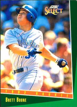 #326 Bret Boone - Seattle Mariners - 1993 Select Baseball