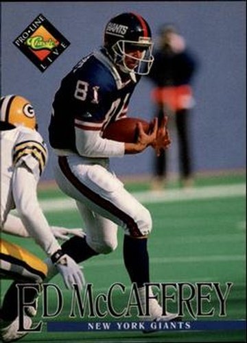 #326 Ed McCaffrey - New York Giants - 1994 Pro Line Live Football
