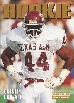 #326 Quentin Coryatt - Indianapolis Colts - 1992 SkyBox Impact Football