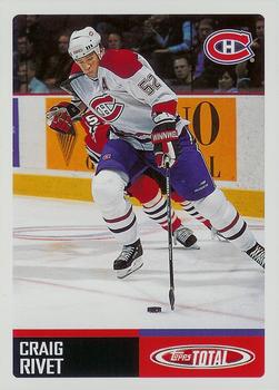 #326 Craig Rivet - Montreal Canadiens - 2002-03 Topps Total Hockey