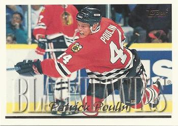 #326 Patrick Poulin - Chicago Blackhawks - 1995-96 Topps Hockey