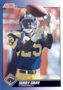 #103 Jerry Gray - Los Angeles Rams - 1991 Score Football