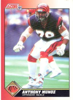 #115 Anthony Munoz - Cincinnati Bengals - 1991 Score Football