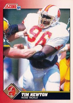 #119 Tim Newton - Tampa Bay Buccaneers - 1991 Score Football